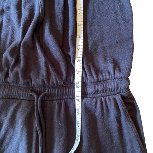 Beyond Yoga Easy Gather Sleeveless Midi Jumpsuit Modal Black Size Small 0654D - Picture 8 of 10